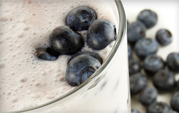 Creamy Blueberry & Vanilla Smoothie