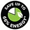 Save Up to 66% Energy*