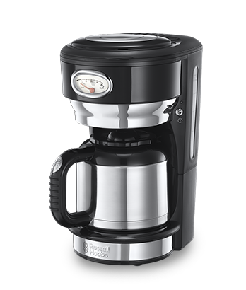 Russell Hobbs MT Retro Classic Noir Coffee Maker with Thermal Carafe ...